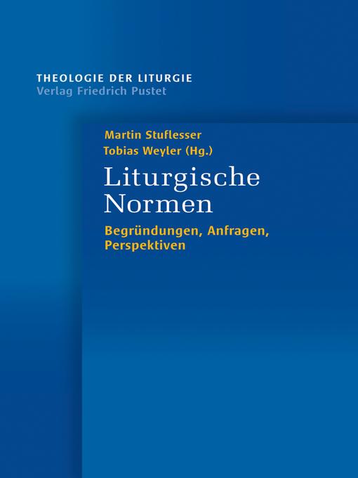 Upplýsingar um Liturgische Normen eftir Martin Stuflesser - Biðlisti
